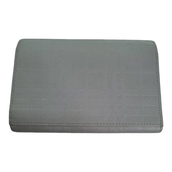 Burberry Gray Leather Wallet with Silver Hardware Very Lightly Loved - Picture 4 of 11
